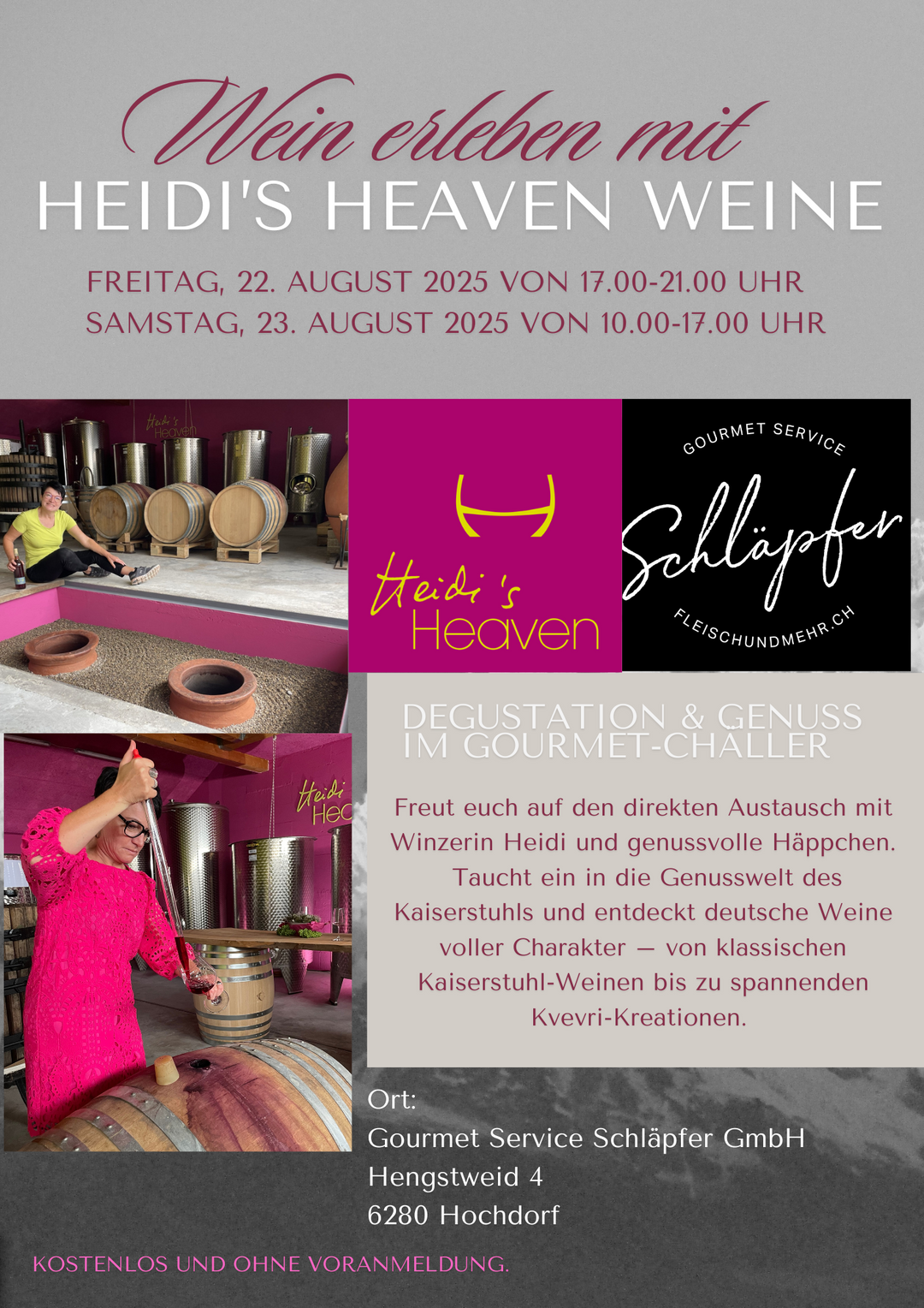Wein erleben mit Heidi’s Heaven Weine