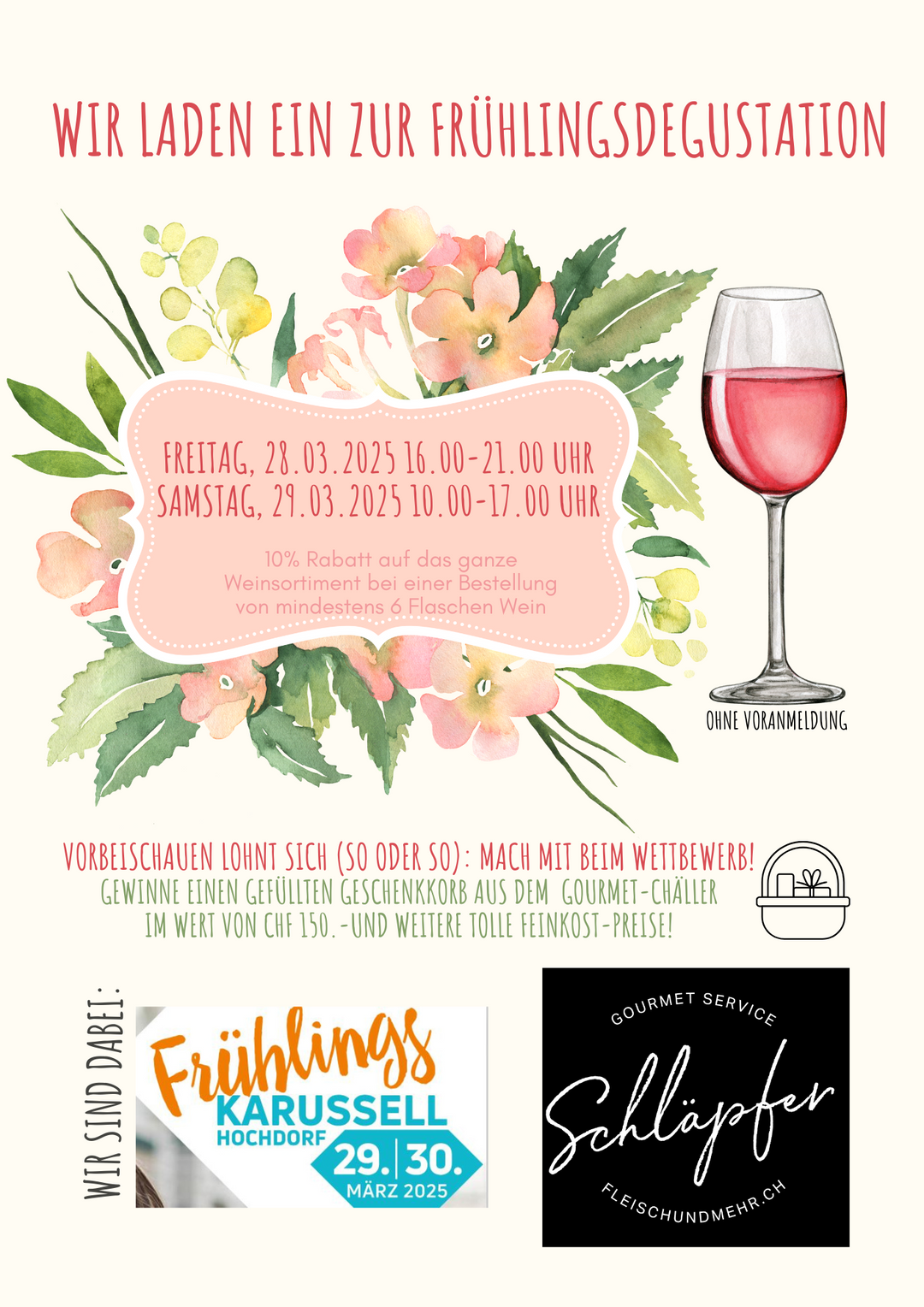 Frühlingsdegustation (FR, 28.03.+SA, 29.03.2025