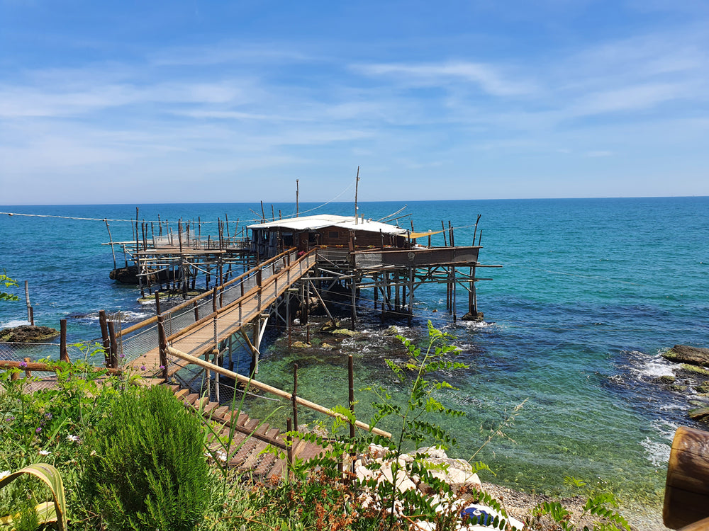 Trabocchi - typisches Fischerhäuschen in den Abruzzen