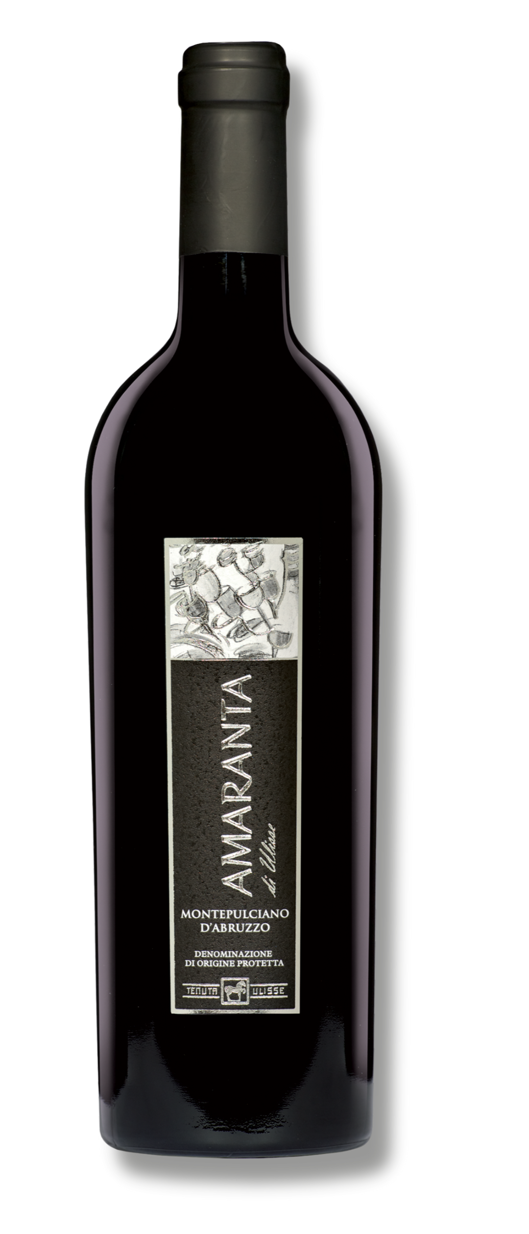 Tenuta Ulisse Amaranta Montepulciano d’Abruzzo – Rubinrote Flasche mit eleganter Barrique-Rotwein-Bezeichnung