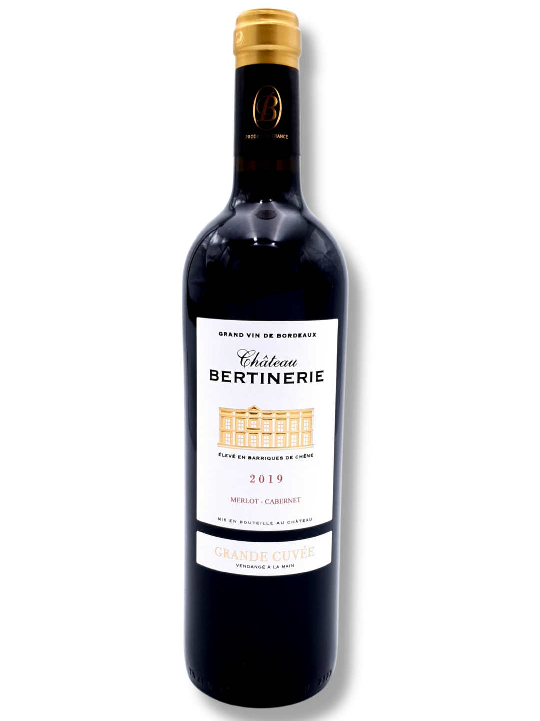 Flasche Château Bertinerie Grande Cuvée 2019 – Blaye Côtes de Bordeaux, Rotwein in 75cl