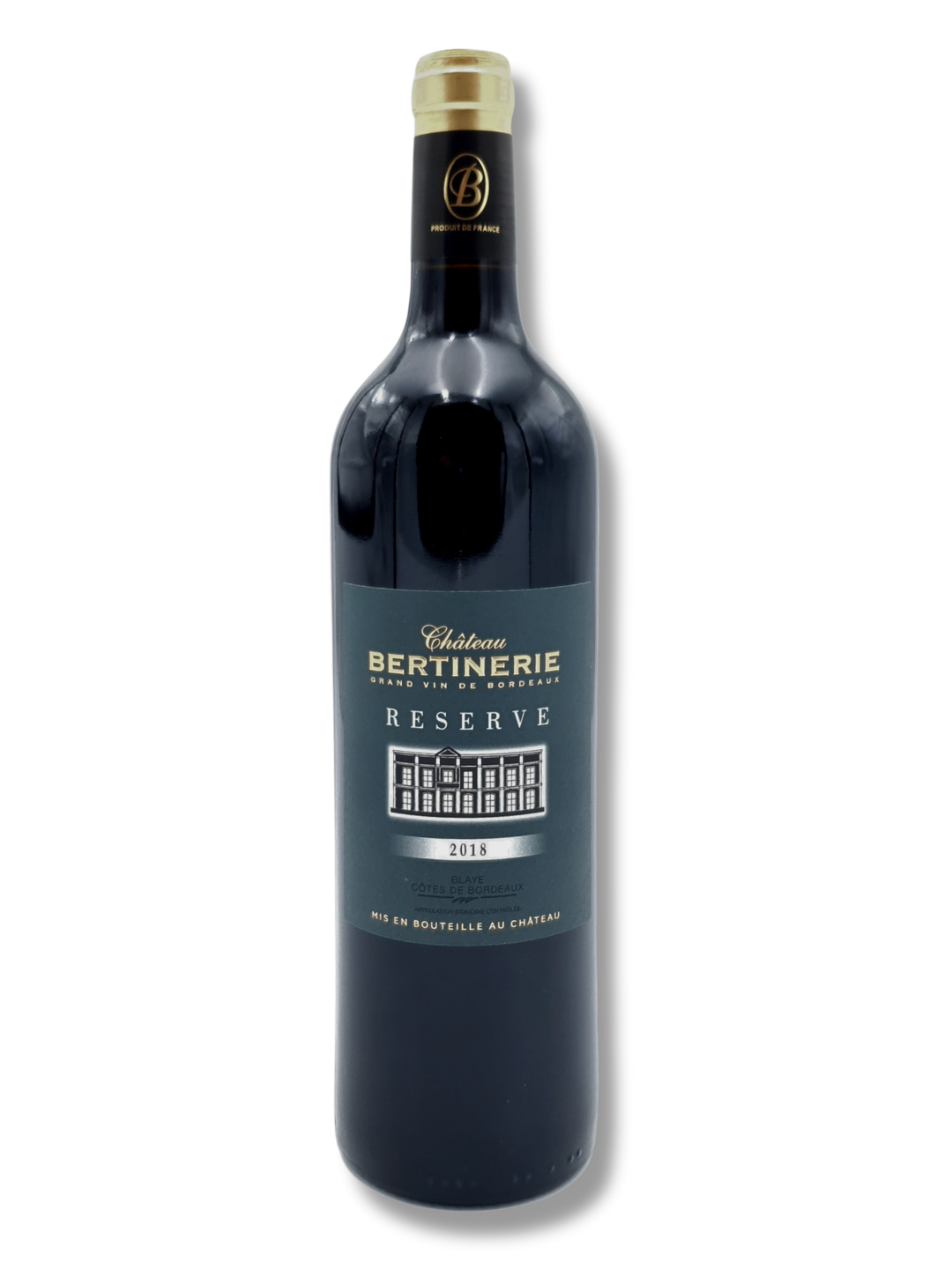 Château Bertinerie Réserve 2018 – kraftvoller Bordeaux Blaye Côtes de Bordeaux mit Eleganz und Struktur