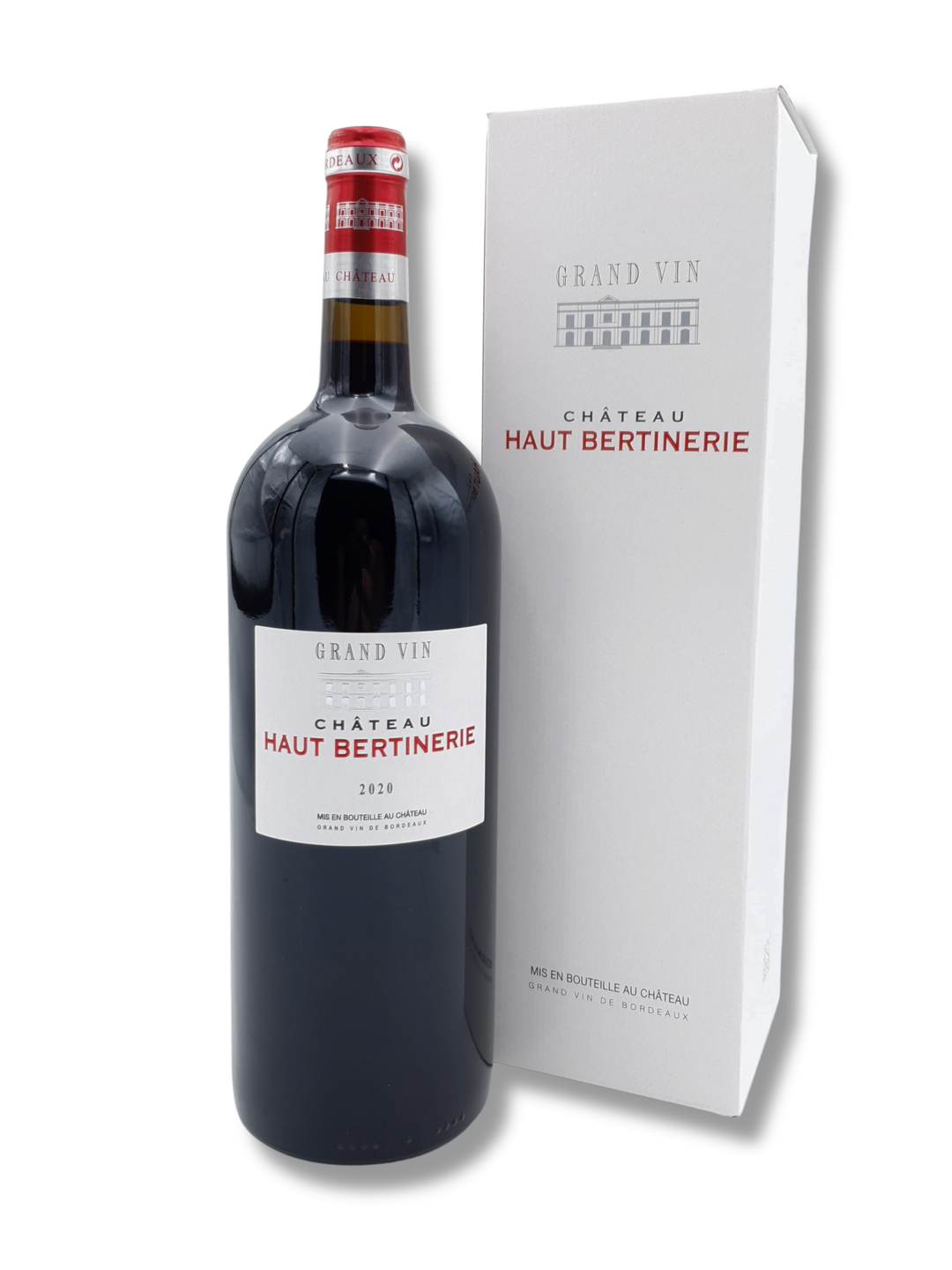 Château Haut Bertinerie Grand Vin 2020 Magnum 150 cl – eleganter Bordeaux Blaye Côtes de Bordeaux mit Kraft und Tiefe