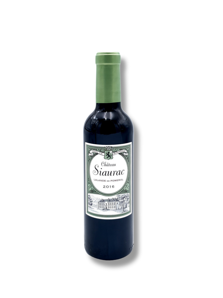 Château Siaurac 2016 Lalande-de-Pomerol – Bordeaux Rotwein aus Merlot, Cabernet Franc und Malbec Mini-Format 37.5cl