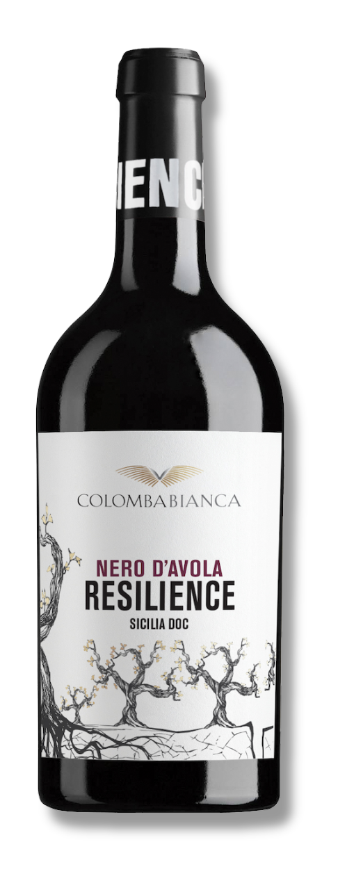 Resilience Nero d’Avola 2023 – sizilianischer Rotwein von Colomba Bianca mit fruchtigem, harmonischem Charakter.
