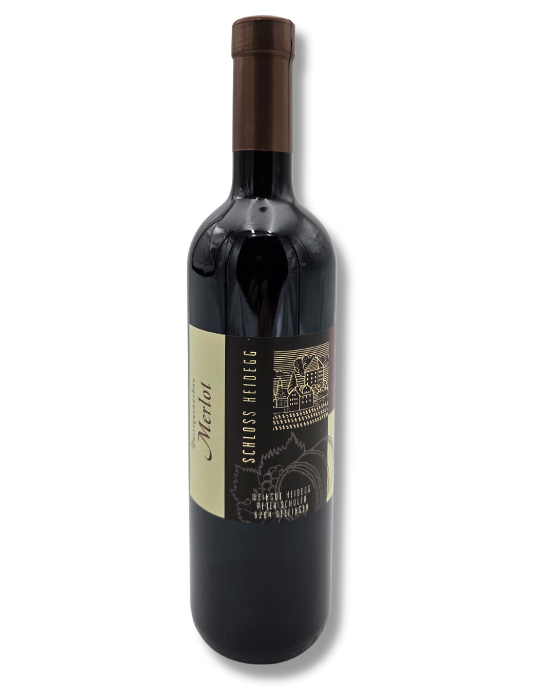 Flasche Merlot Barrique 2019 Weingut Heidegg AOC Luzern